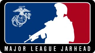 League Jarhead Decal Sticker Infidel USMC U s M C Devil Dogs Marine