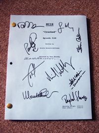 NCIS Cast Signed Script Mark Harmon 9 Look