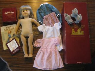 American Girl 18 Kirsten Pleasant Company Clothes Kitties Book and