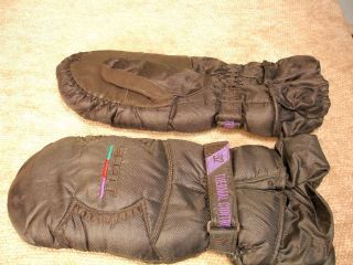 Scott Thermal Controll Mittens Nylon and Leather Size Medium