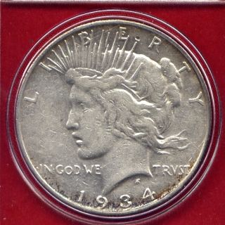 1934 S Peace Silver Dollar Rare Key Date High Grade PQ Stunner US Mint