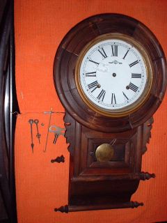 Antique Vintage Trade Mark M Wall Clock