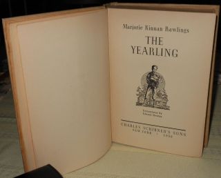1938 The Yearling HB Marjorie Kinnan Rawlings Illustrated