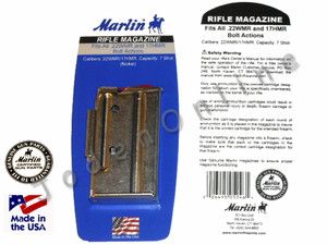 Marlin 17 HMR 22 WMR BOLT ACTION RIFLE Magazine 71922 7 RD NICKEL