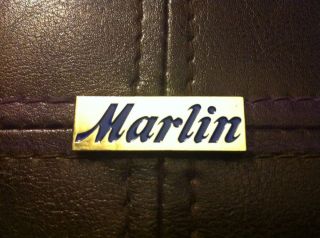 Marlin Logo Pin Hat Tie Lapel Gun Lever Action Rifle 22 30 30 45 357
