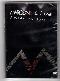 Maroon 5 Live Friday The 13th DVD Concerts New