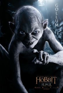 The Hobbit An Unexpected Journey Movie Poster Adv Gollum 1 Sided
