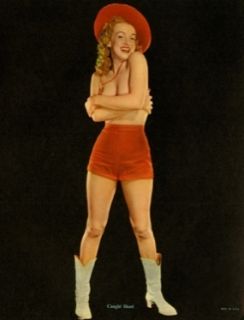 Marilyn Monroe Calendar Caught Short Willinger Pinup 1953 Golden