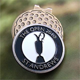 2010 British Open St Andrews CJ Ball Marker Hat Clip
