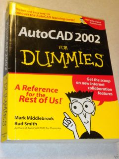 Paperback AutoCAD 2002 for Dummies by Mark Middlebrook Bud Smith 2001