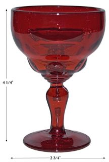 New Martinsville Ruby Moondrops Cocktail Goblet