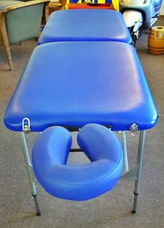 Portable Folding Massage Table Face Cradle Case Plush Headrest