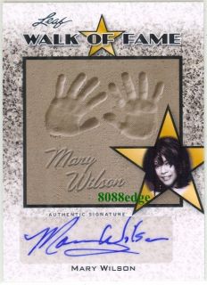 2011 Walk of Fame Autograph Auto Mary Wilson The Supremes Pop