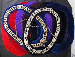 Sewing Services Masonic Chain Velvet Collar Regalia