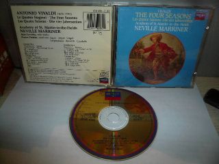 Neville Marriner Vivaldi The Four Seasons Japan Gold CD