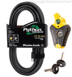 Master Lock Python Adjustable Cable Locks 8413 12