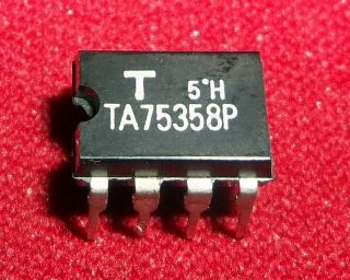 TA75358P Dual operational amplifier IC in 8 pin SOP8 P NEW