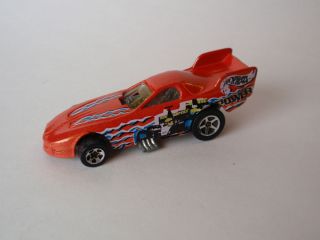 Hot Wheels Mattel 1977 Orange Dragster Toy Race Car Power Retro