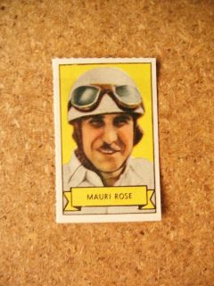  Pep Cereal Sports Stamp Maury Rose Race Car Driver Jewish Indy 500