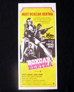 Boxcar Bertha 72 Martin Scorsese RARE Bad Girl Poster