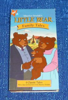 Maurice Sendaks Little Bear Family Tales VHS 1997 Good Used Classic