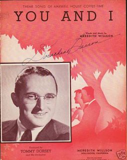 You I Tommy Dorsey Maxwell House Coffee Time 1941