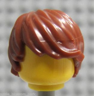 New Lego Max Minifig Tousled Brown Hair Side Swept Boy Male Minifigure