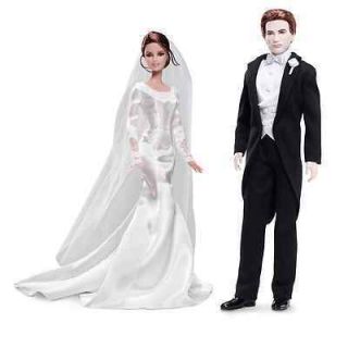 2012 Mattel Barbie Twilight Breaking Dawn Wedding Edward and Bella