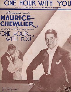 1932 One Hour with You Maurice Chevalier
