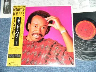 Maurice White of Earth Wind Fire Japan 1985 Promo LP OBI Maurice White