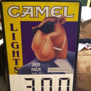 Camel Joe 1993 Advertising Pole Mount Sign
