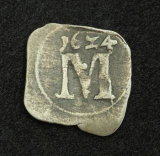 1624 Bavaria Maximilian I Silver Pfennig Coin Munich Mint