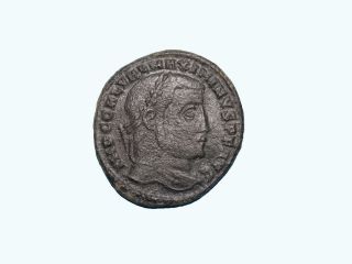 Scarce Roman Coin AE1 Follis Maximinus II Genio Avgusti Nicomedia