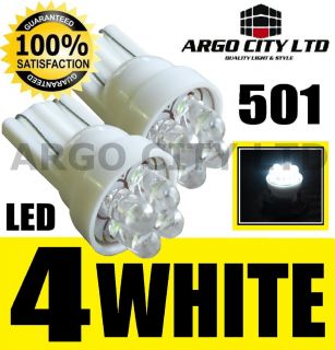 501 4 LED White Sidelight Bulbs Mazda Premacy E 1 2 3 5