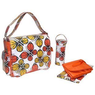 Kalencom Eleanor Butterfly Messenger Style Diaper Bag