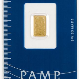 GRAM FORTUNA PAMP SUISSE 24K GOLD BAR .9999 SEALED MANUFACTURERS