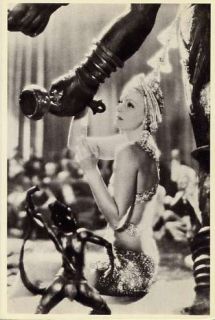 Beautiful Movie Actress Photograph Mata Hari 1931 Film Postcard