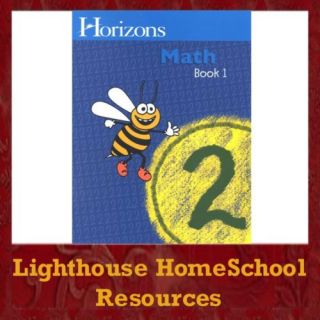 Alpha Omega Horizons Math Grade 2 Book 1 Homeschool New 1580959466