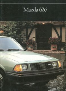 1981 Mazda 626 Brochure Catalog Luxury Sport Coupe Sedan