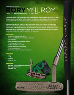 Scotty Cameron Limited Release Inspired by Rory McIlroy Putter