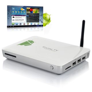 Android 4 0 Smart TV Box HD Media Player Con DVB T E WiFi