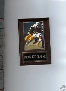 Mean Joe Greene Pittsburgh Steelers Plaque Football NFL