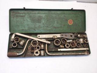 Metal Products Co Chicago 651 Wrench Set Tool Wrenches Mechanic