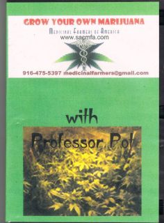 Learn to Grow Medical Cannabis for Yourself Instructional DVD