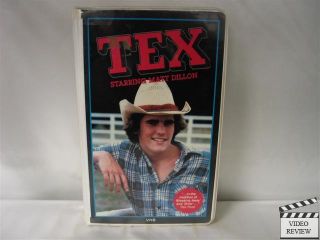Tex VHS Matt Dillon Jim Metzler Meg Tilly Disney