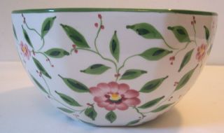 Casafina Floral Serving Bowl Made in Portugal 943 L Hand Painted RCCL