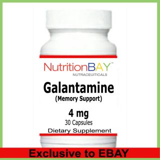 Bottles Galantamine Memory Support with Vitamin B5 4 MG 30 Capsules