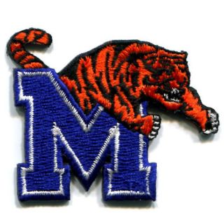 Memphis Tigers NCAA College 2 1 8 Letter Mascot Patch