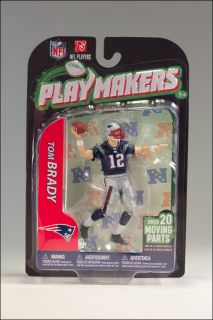 McFarlane Sports Toys Playmakers 2012 4 NFL Tom Brady Patriots Figure