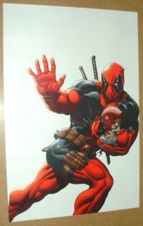 One x Men Deadpool Football Heisman Ed McGuinness Marvel Poster